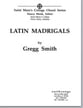 Latin Madrigals SSA choral sheet music cover